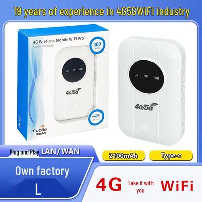 4G Portable WiFi Pocket Router for Europe & Asia - Insert Card for Outdoor Use