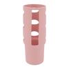 Cup Protector Sleeve Slip Resistant All Wrapped Detachable Silicone Water Cup Boot for 30oz Cups Light Pink