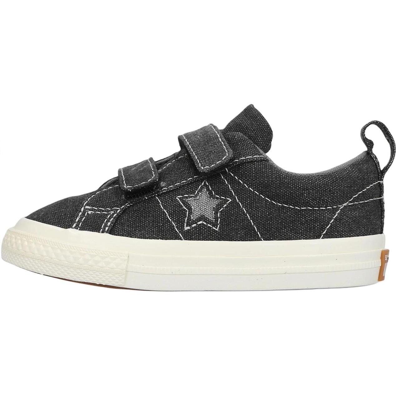 

Converse One Star 2V Ox Удобные Универсальные Низкие Кроссовки для Ходьбы Детские Кроссовки Черный Серый Белый 764173C 19