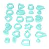 24 Pcs Polymer Clay Cutters Various Shapes DIY Hand Made Jewelry Earrings Making Mould Cutters Tools