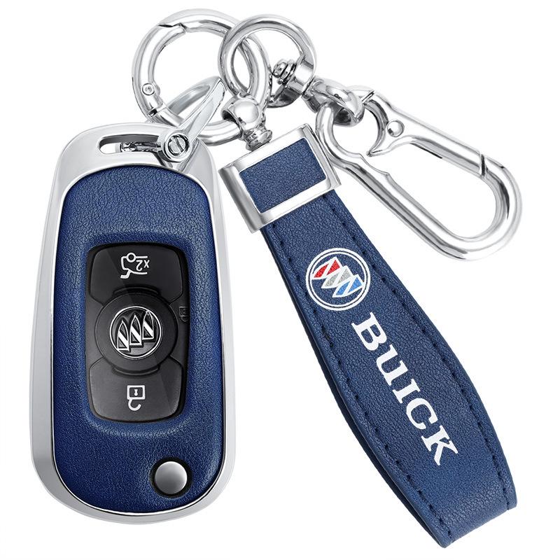 Buick Verano GS 16-17 Leather Key Cover with Metal Buckle
