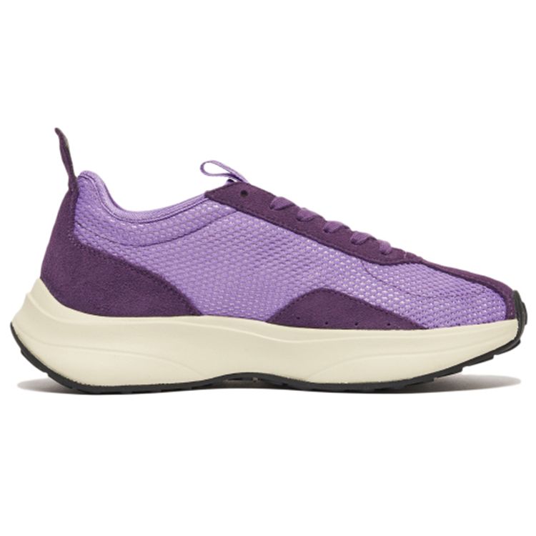 MLB Chunky Jogger Sramball Mesh Retro Shock Absorption Non-Slip Wear-Resistant Low-Top Dad Shoes Unisex sneaker Purple 3ASXXB21N-07LDS