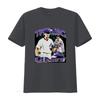 90s Vintage The Big Unit Baseball Player Print Casual Streetwear T Shirt Vintage Washed Top For Everyday Wear Designer Clothes