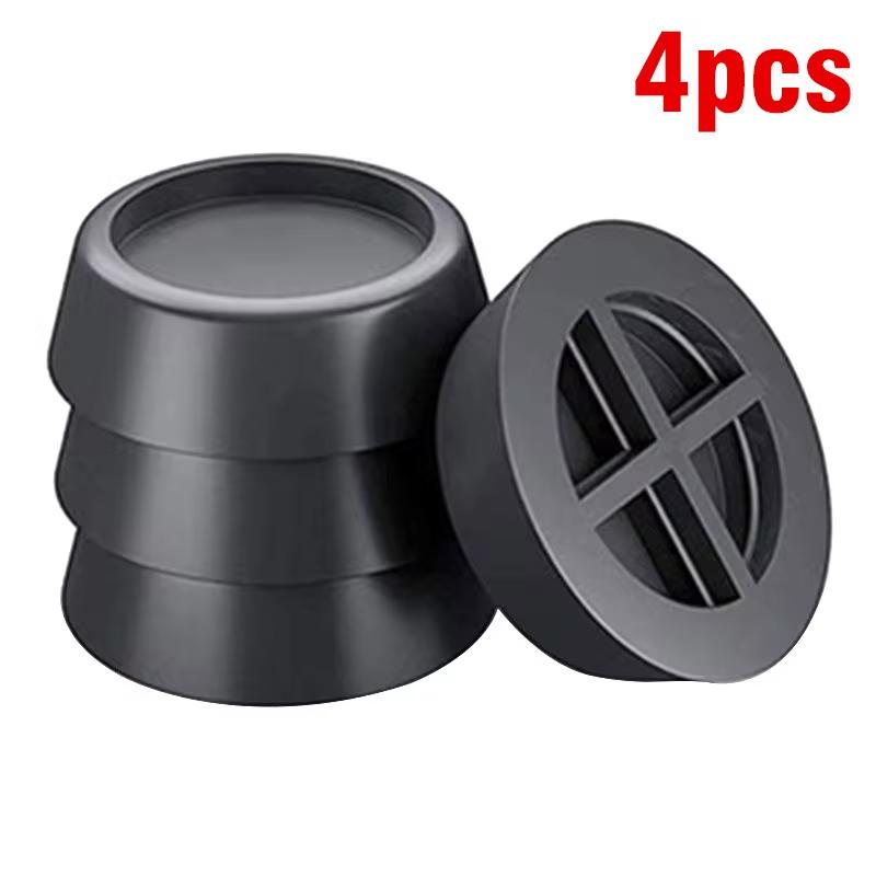 

4 шт. антивибрационные накладки для стиральной машины, резиновые ножки, коврик для ножек, антивибрационная накладка, универсальная шумопоглощающая ножка для мебели