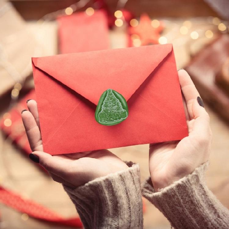 Christmas Vintage Sealing Stamp Head for Wedding Invitations Envelope Scrapbooking, Embossed Sealing Stamp Replacements