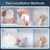 RGB Motion Sensor Wall Light Rechargeable Magnetic LED Wall Lamp 16 Colors Dimmable Remote Control Wireless for Stairway Bedroom Hallway Decor