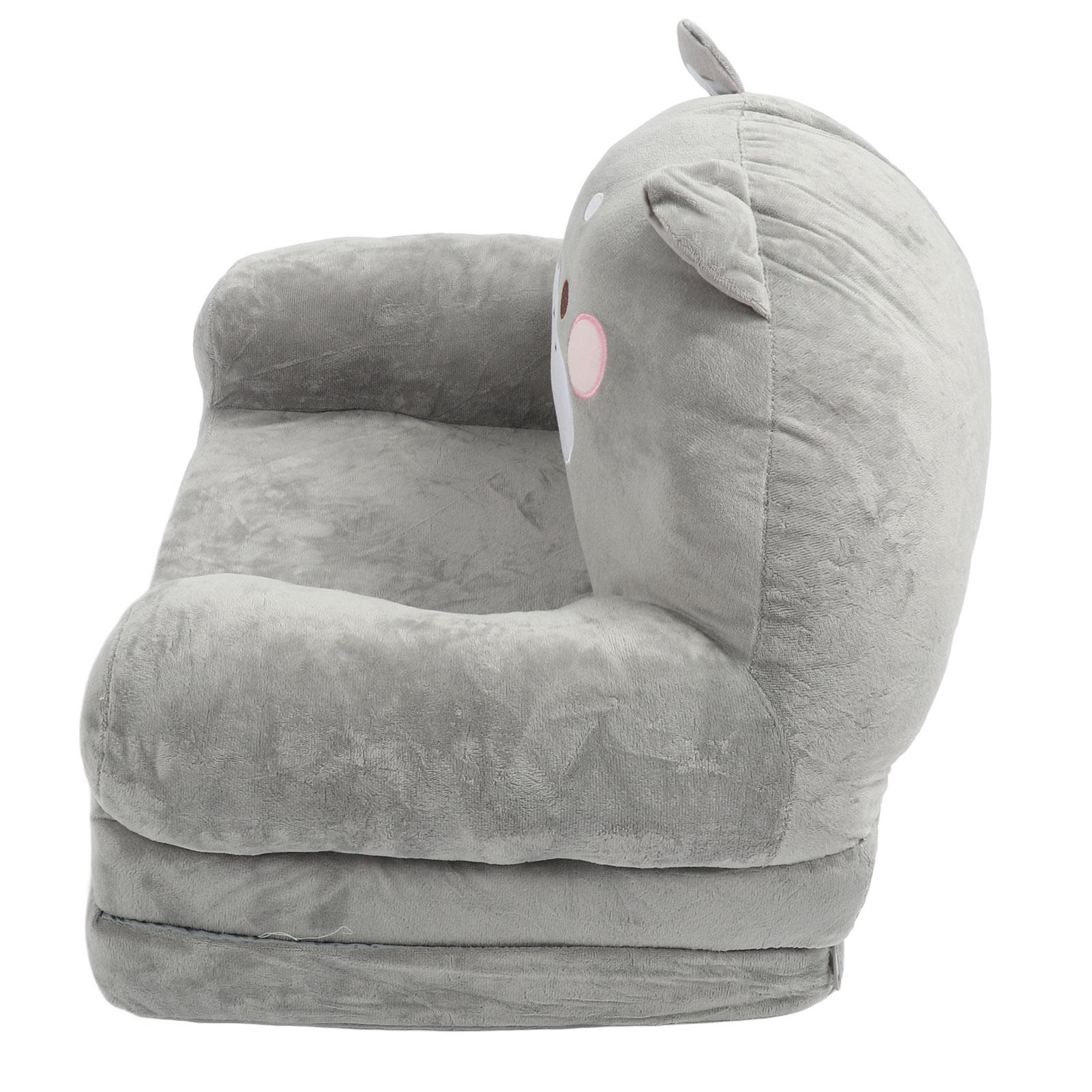 

Cartoon Animal Kids Folding Sofa Soft Foldable Baby Sofa Portable Toddler Folding Couch for Rding Watching TV Relaxing