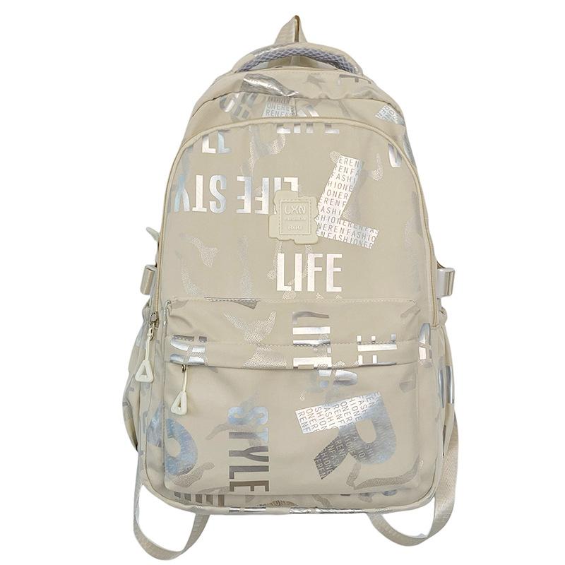 

Personalized Letter Backpack Large Capacity Student Backpack Lightweight Computer Travel Backpack one size