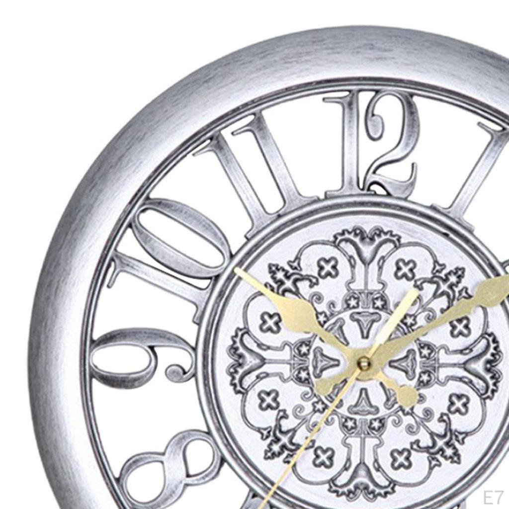 Clock Battery Operated Decorative Wall for Office Bedroom Living Room