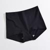 Damen Boyshorts mit hohem Bund und Bauchkontrolle: Einfarbig, Atmungsaktive Baumwolle, Bequeme Unterwäsche mit antibakteriellem Graphen-Zwickel