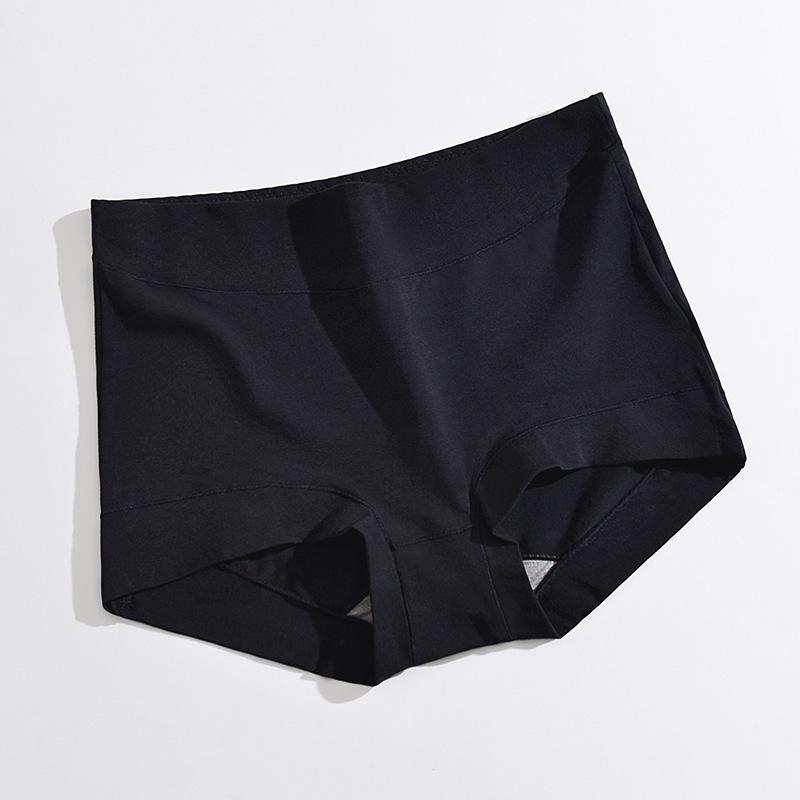 Damen Boyshorts mit hohem Bund und Bauchkontrolle: Einfarbig, Atmungsaktive Baumwolle, Bequeme Unterwäsche mit antibakteriellem Graphen-Zwickel