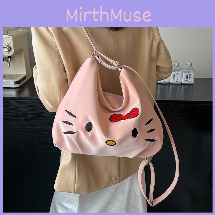 Bowknot Plush Soft Girl Backpack Pu Material Cartoon Shoulder Bag