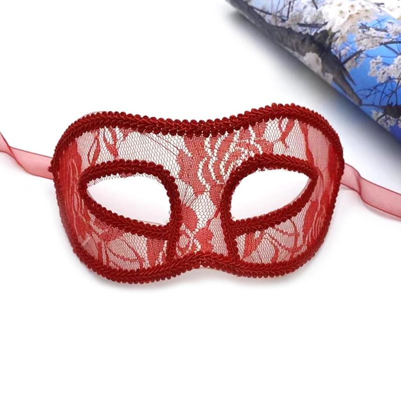 Maskenballmaske für Damen Mädchen Venezianische Maske Damen Halbgesichtsmaske Augenmaske Weihnachten Halloween Cosplay Spitze Maske