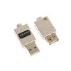 1Pc  Metal Case USB 2.0 Male Female Phone Keyboard Mouse Fast Charging Wire Connector USB Solderless Plug DIY Wiring Terminal