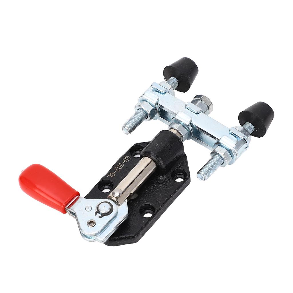 Push Pull Clamp Dual Head High Carbon Steel Quick Release Push Pull Adjustable Toggle Clamp 90kg