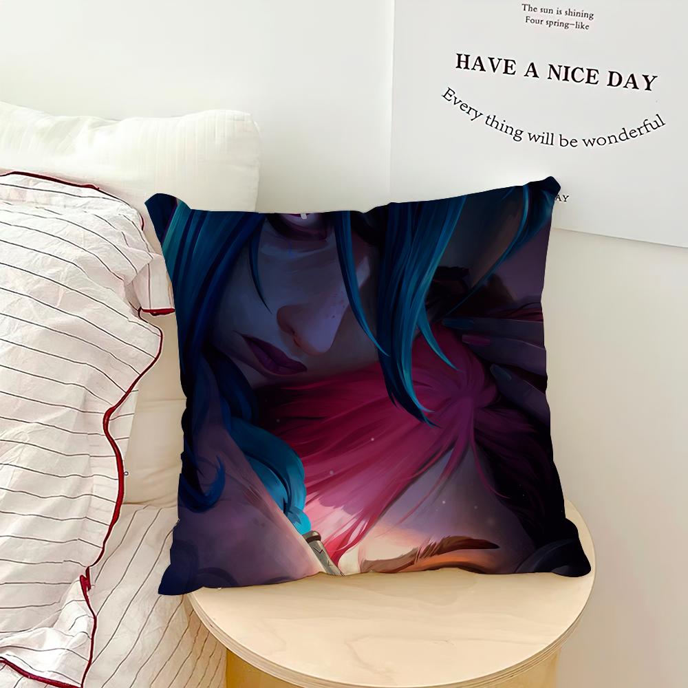 Hot Game A-Arcane S-Season-S 2 2024 Pillow Case Sofa Living Room Bedroom Headboard Backrest Cushion Square Cushion Nap Time