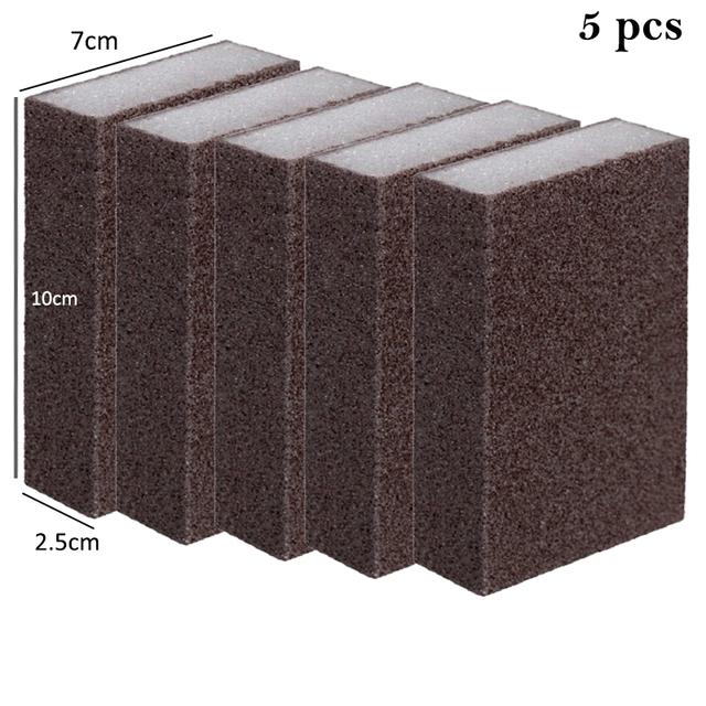 Emery Cleaning Brush Magic Sponge Eraser Descaling Silicon Carbide Descaling Cleaning Brush Stove Top Pot Kitchen Tools