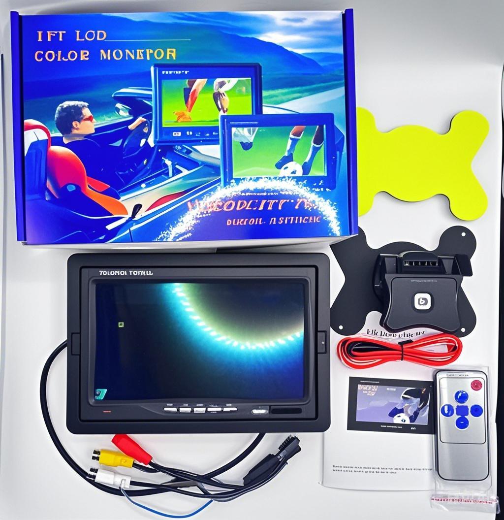 7-дюймовый автомобильный монитор кронштейн для грузовика настольный монитор автомобильный монитор дисплей визуальное изображение для парковки