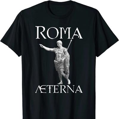 Roma Aeterna SPQR Roman Empire T Shirt New 100% Cotton Short Sleeve O-Neck T-shirt Casual Mens Top