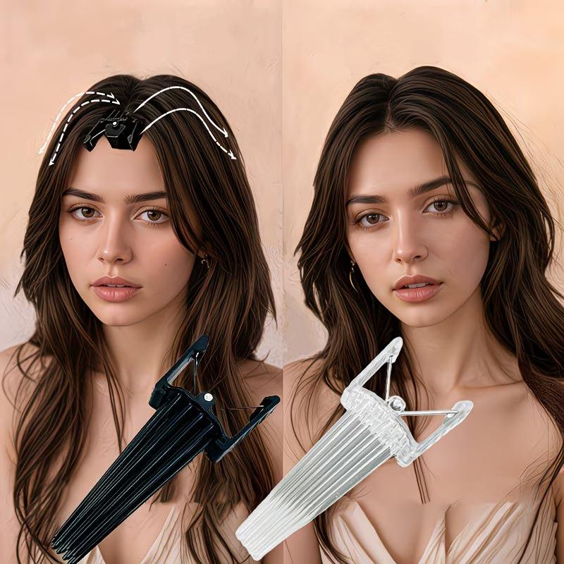 1/2pcs High Crown Volumizing Hair Clips Plastic Root Fluffy Curling Hairpin with Multiple Teeth Non-Slip Hairstyle Tools