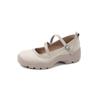 Factory Direct Supply, Small Thick-soled Mary Jane Shoes Women's 2025 Autumn and Winter Cross-buckle Single Shoes