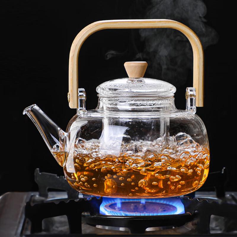Zhenqi Borosilicate Glass Teapot with Lifting Handle