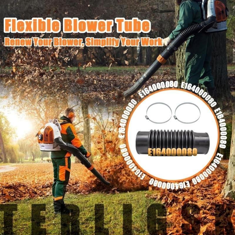 G8DA Engineered Flexible Blower Duct For PB 580H And PB 580 Suitable Power Tool Includes Clamps To Improve Functionality And