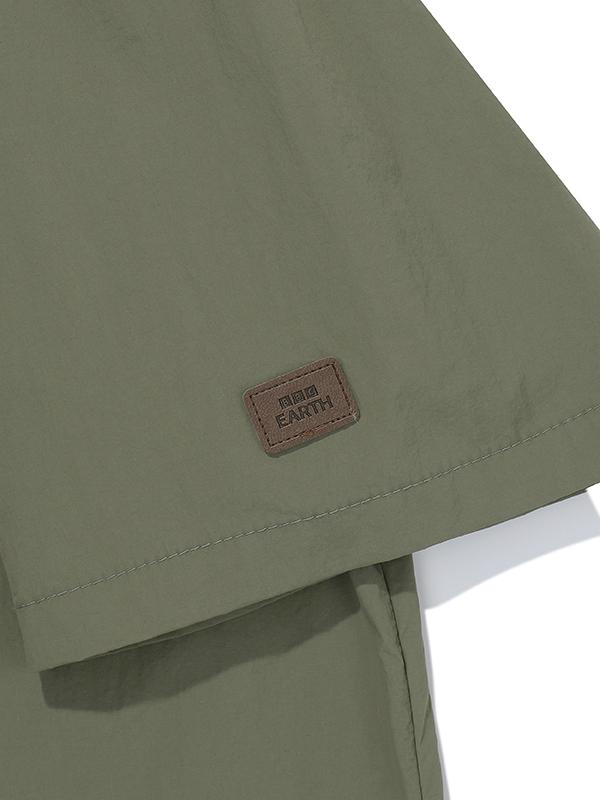 Bbc Earth [Albert] Nature Embroidered Anorak_Ash Khaki