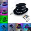 Kreativ LED-hatt som lyser Upplysande LED-hatt för män MJ Dans Cosplay Ljusande Keps Maskerad Scenuppträdande Tillbehör