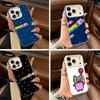 Cute N-Nyan -C-Cat Phone Case For iPhone 11 12 13 14 15 16Pro Max Plus White Sliver Phone Cover