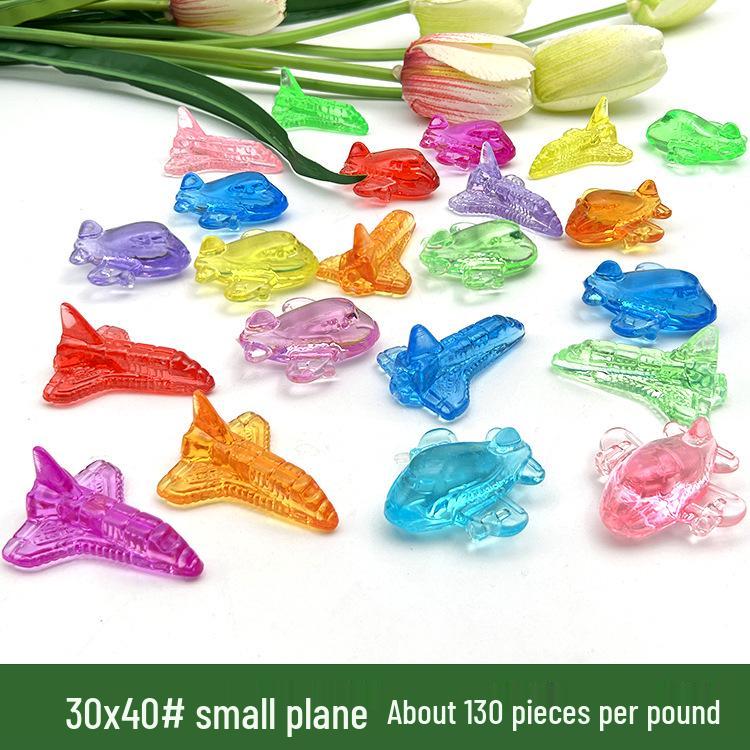 Children s DIY Heart-Shaped Gem Beads - 12 Styles Acrylic Loose Beads for Crafts and Decoration