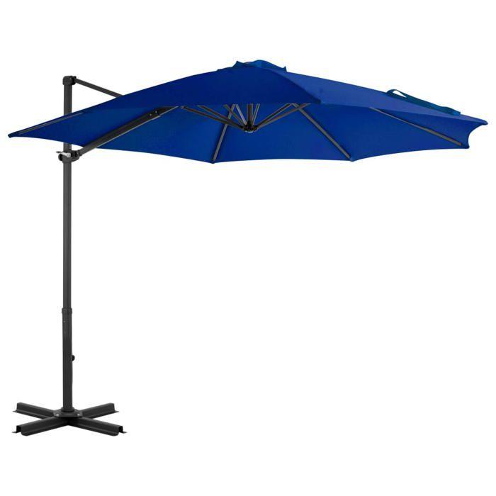 VidaXL Cantilever Garden Parasol with Aluminum Pole, Patio Sunshade, Sun Shelter, Terrace Umbrella 46989