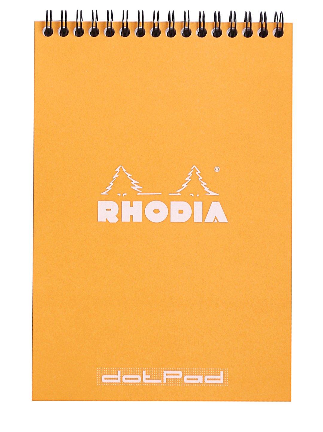 

Rhodia Wirebound Pad 5X8.3 Orange Dot