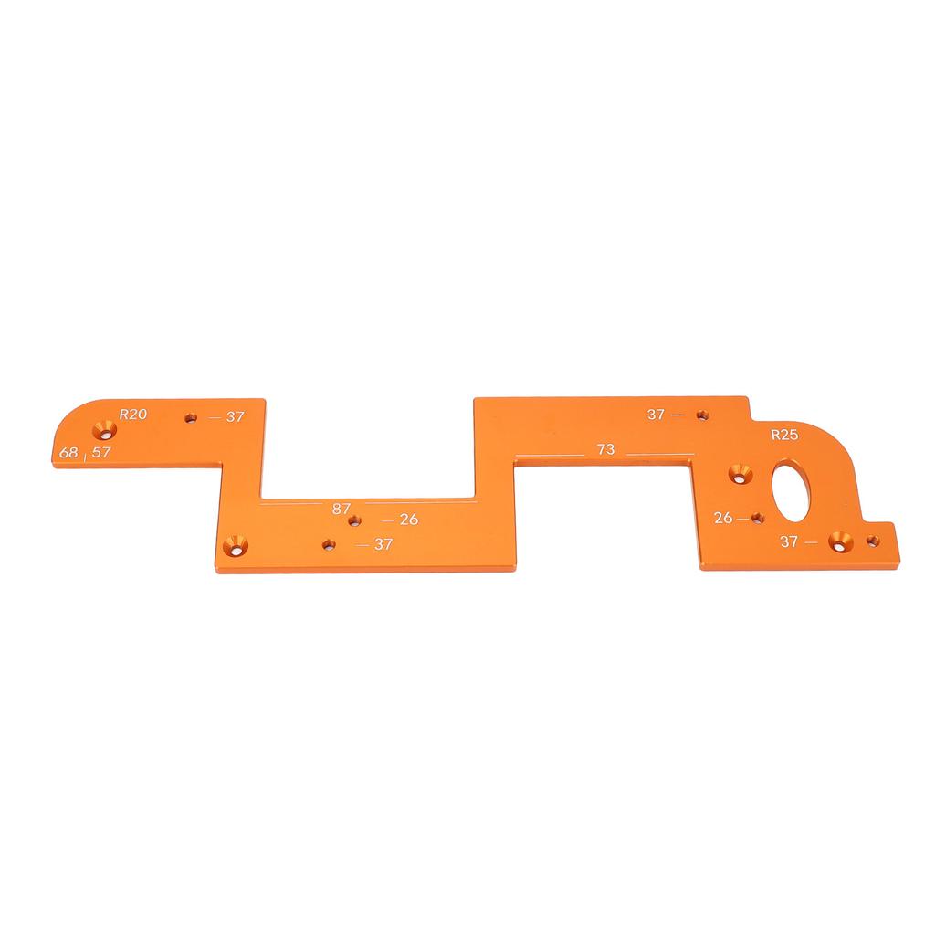 Arc Grooving Auxiliary Tool Thickened Aluminium Alloy Multipurpose Arcs Grooves Cutter Template