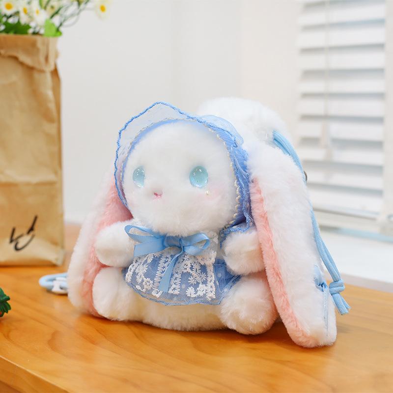 

Girls Heart Lolita Doll Plush Toy Doll One-Shoulder Bucket Doll Cute Blossom Birthday Gift 20cm