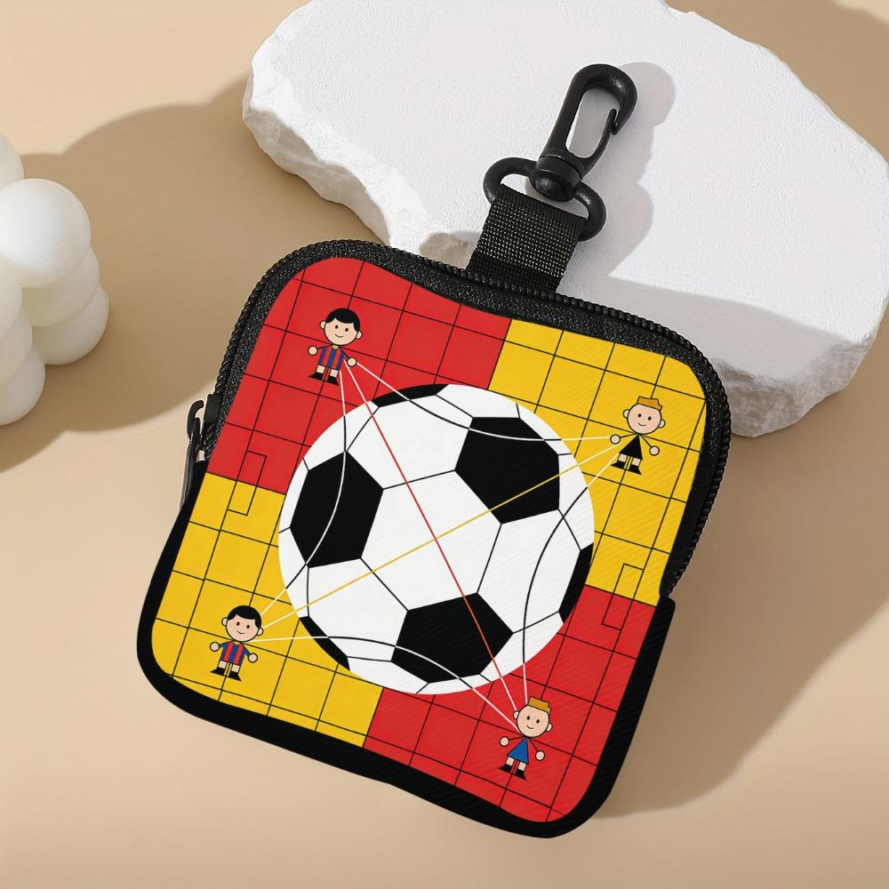 Creative Zippered Wallet Coin Purse Water-resistant PVC Earphone Bag Portable Mini Storage Bag Friends Gift