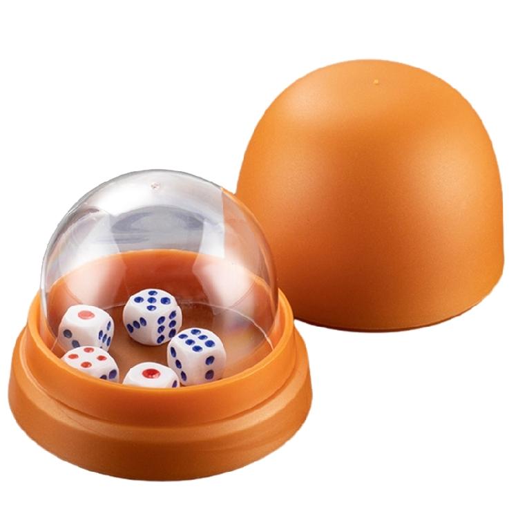 Dices Rolling Cup with 5 Dices for Authentics Gaming Dices Game Ensures Fair Playing in Leisure Betting Game