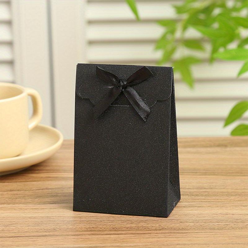 12 buc pungi de carton albe cu flip, pungi de ambalare pentru cadouri, colorate în culorile bomboanelor, pungi de ambalare pentru deserturi în formă de arc, pungi de bomboane