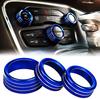 For Dodge Challenger RT SXT 2015-2019 2020 Radio Volume Knob Rings Cover Headlight Control Air Condition Switch Knob Accessories OO1