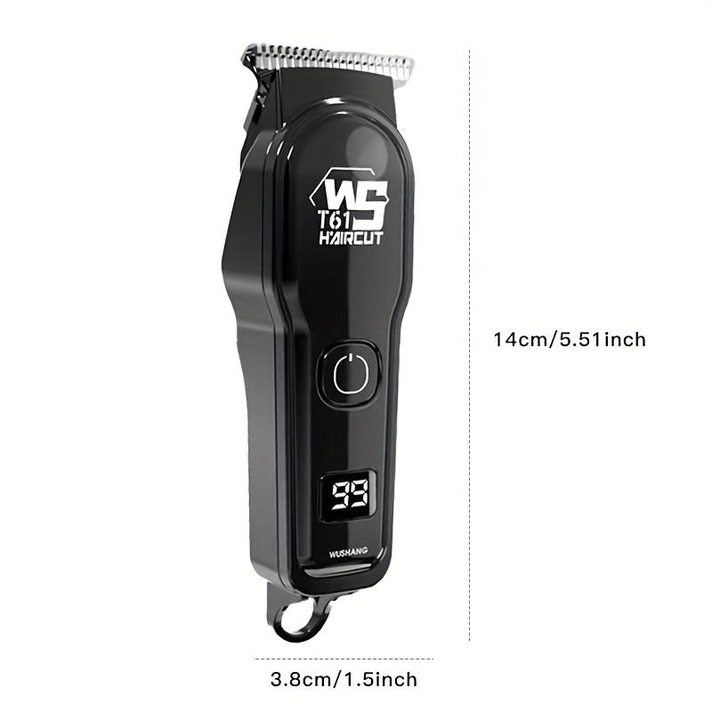 Portable electric hair clipper with USB charging for hair and beard trimming, suitable for families to give as a Father's Day or holiday gift to men