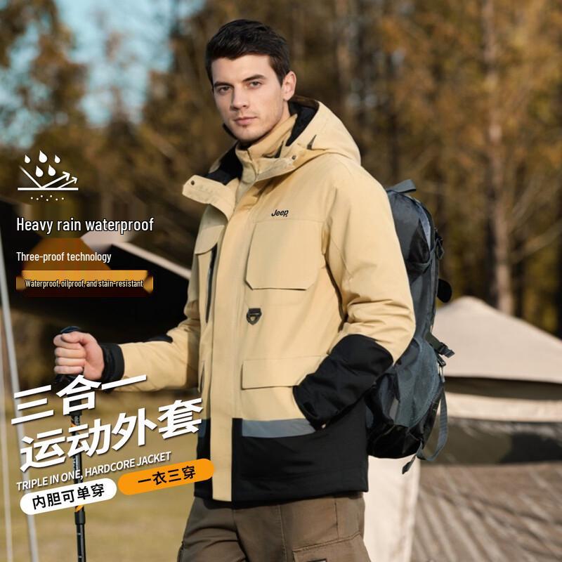 

JEEP Men s Winter Windproof & Warm Outdoor Jacket 4XL