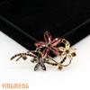 Elegant Rhinestone Crystal Flower Brooch: Cross-Border, High-End Fashion for Women's Luxury Suit Coats