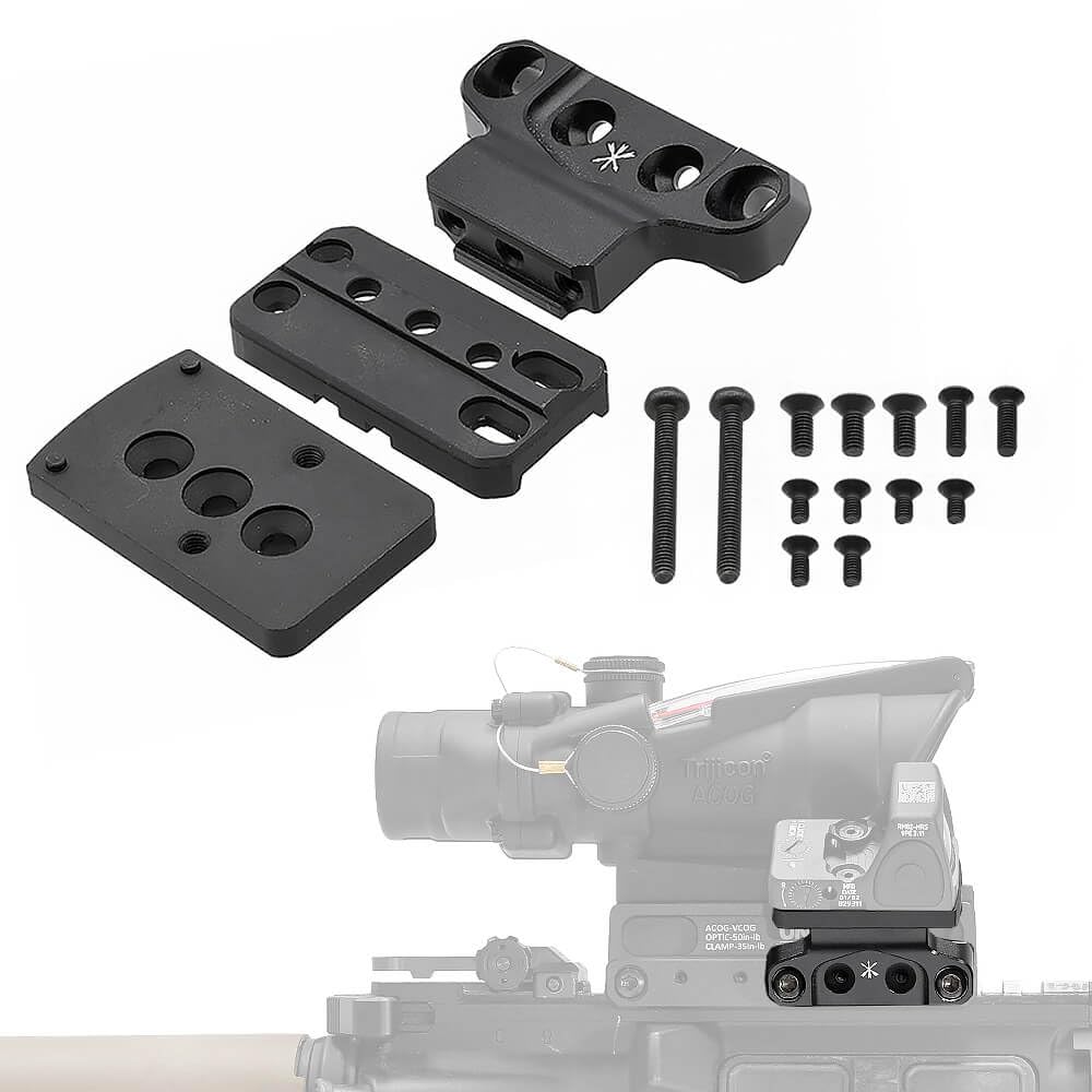 Ryohin Buhin UNITY FAST COG Mount Dedicated Offset Dot Sight Mount Replica with 2 Mount Bases (T1/T2 Series, RMR/SRO Series)