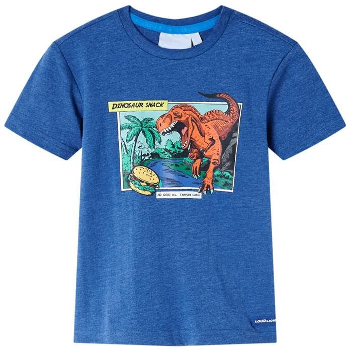 T-shirt enfants mélange bleu foncé 92/104/116/128/140