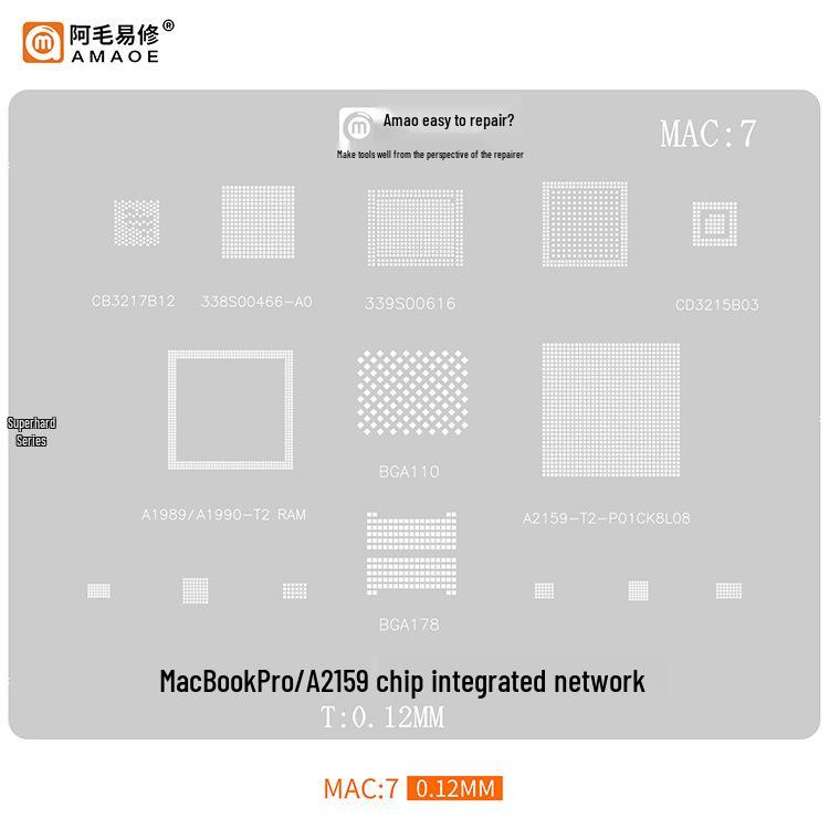Apple MacBook Serie/MAC Laptop Upgrade-Kit mit Lötpasten-Schablone