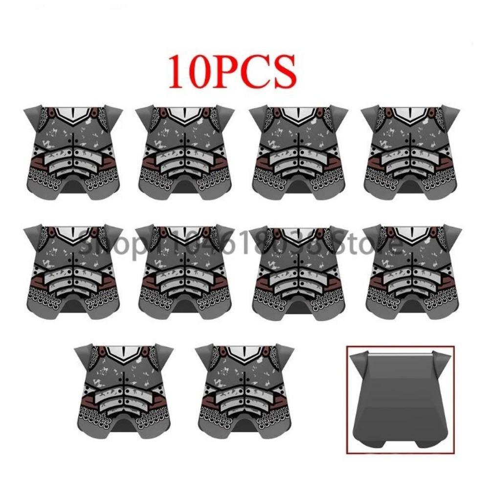 

Зеленый Дракон Вороны Рыцари Щит Фигурки MOC Средневековые Древние Рыцари Сцена Строительный Блок Креативные Игрушки для Детей