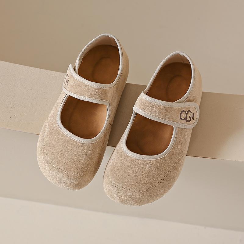 Fashion CRLAYDK Vintage Women's Casual Loafers Slip On Flat Shoes Comfort Penny Cute Ladies Walking Office Suede Leather Moccasins