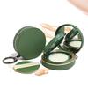 Empty Air Cushion Puff Box With Keychain Powder Sponge Mirror Portable Cosmetic Makeup Case Container For Bb Cream Foundation