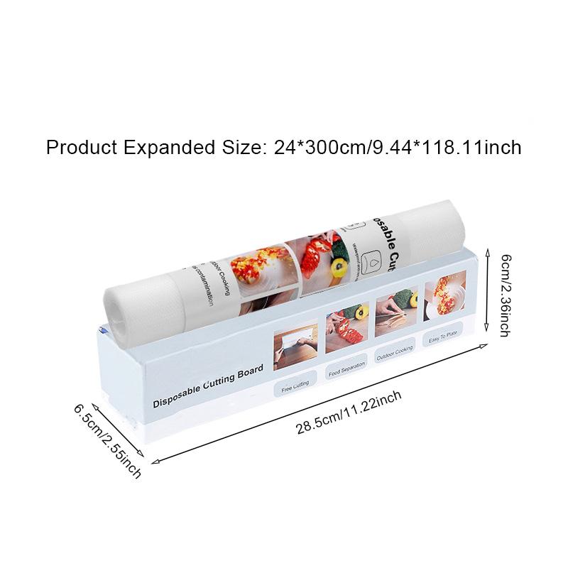 1PC Disposable Chopping Board Mat Kitchen Meat Cutting Paper Fruit Cutting Board Mat Outdoor Occupying Board Mat