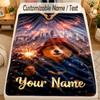 Flannel BlanketPaddington Custom Name Text Personalized Soft Warm Throw Blanket Home Decor Gift
